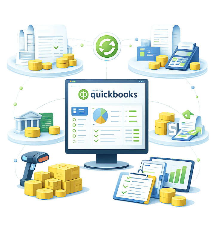 Keep accounting accurate and up to date with QuickBooks.
