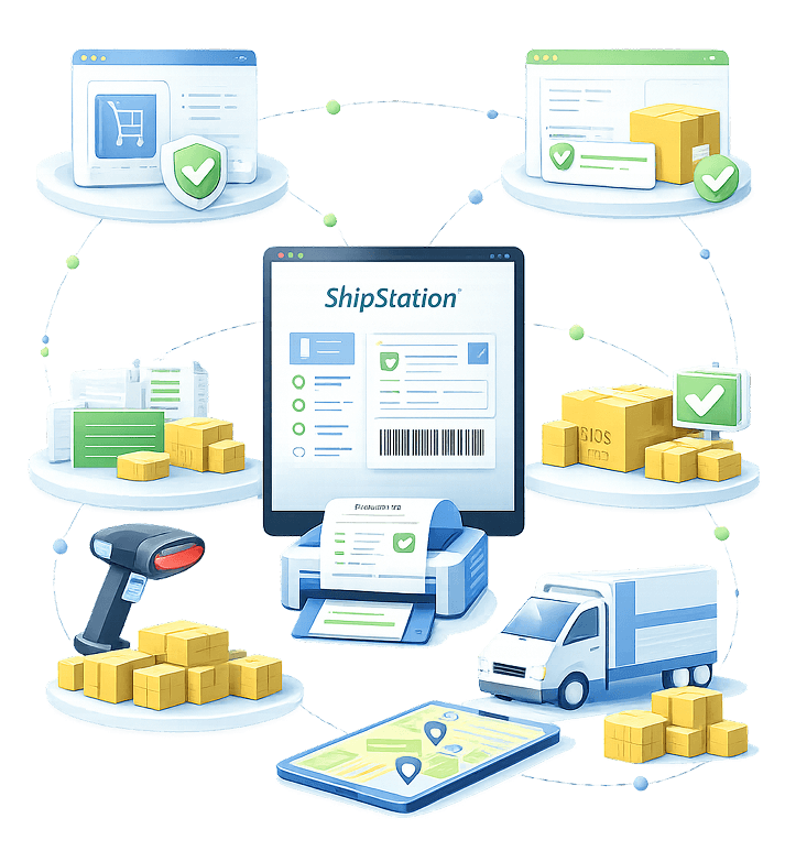 Centralize shipping and fulfillment with ShipStation.