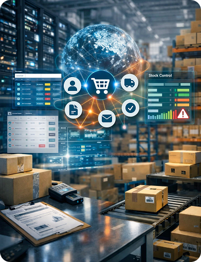 Centralized order management and inventory synchronization