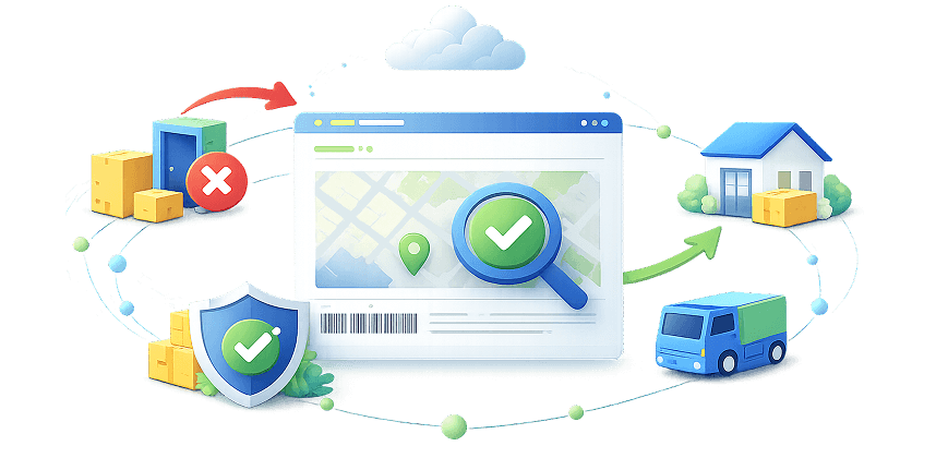 Address validation to eliminate frustrating order rebounds